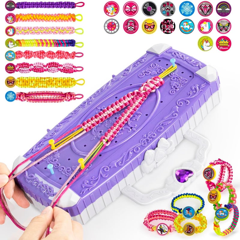 TQRAZ Bracelet Making Kit,Friendship Bracelet Kit,Arts and Crafts for Kids Age 8-12,Bracelet Making Kit for Girls 8-12,Birthday Gifts Ideas for Girls 8 9 10 11 12 Years Old - Image 1